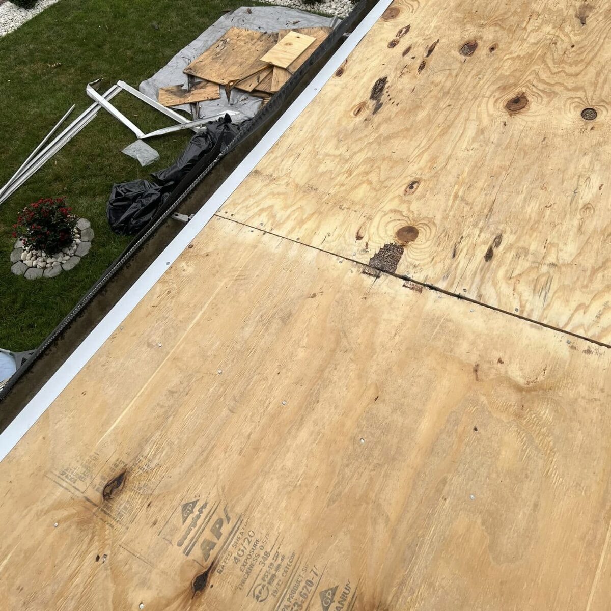 Roof decking replacement fresh APA plywood NJ