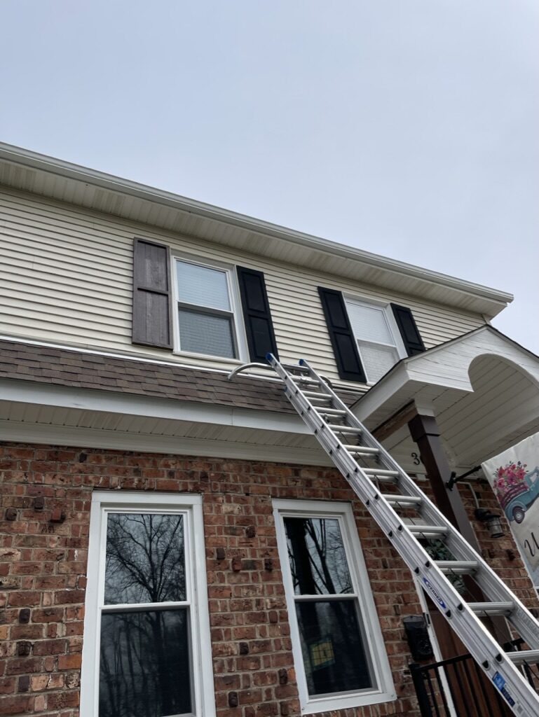 Gutter apron drip edge protection brick vinyl home NJ